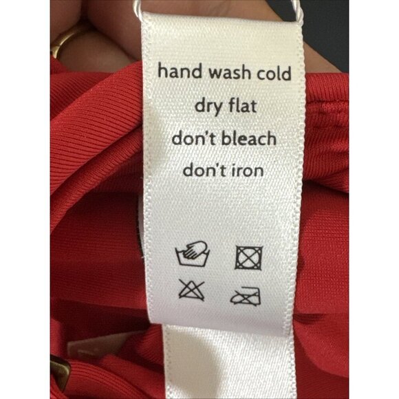 Andie Women's XS The Rio Swim Top Convertible Strap Cherry Red NWT - Picture 14 of 16